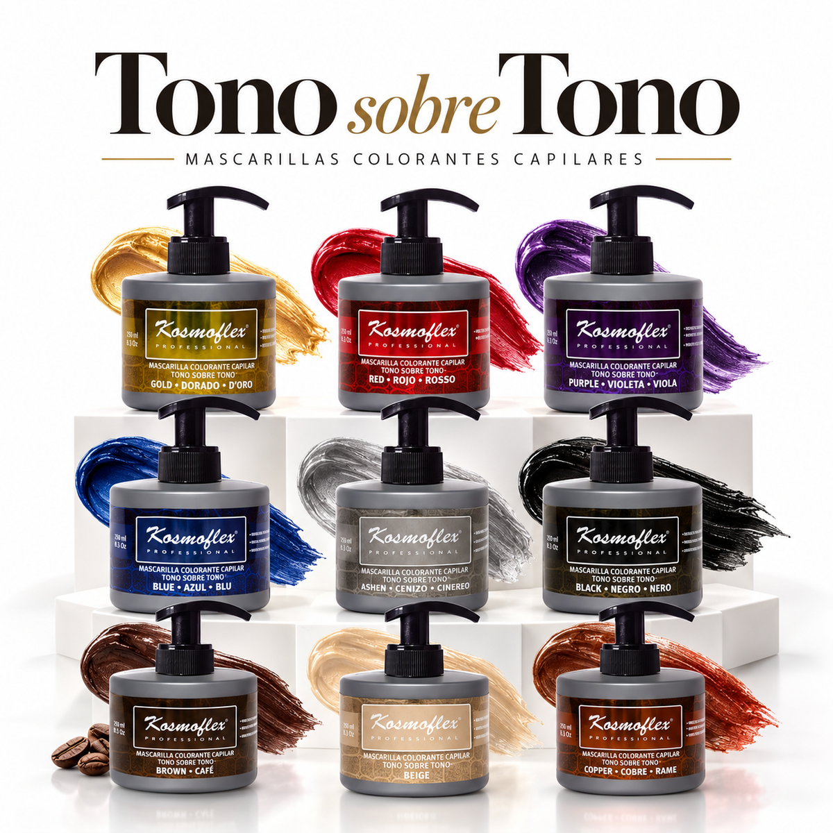 Mascarillas Tono Sobre Tono